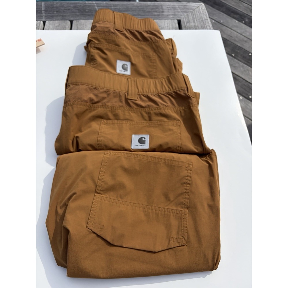 CARHARTT Bundle of 3 Brown Shorts Lightweight Durable LWD Tan BS5803-M Size 44